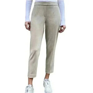 Aritzia Babaton Conan Pant Wool Cashmere Blend Mid-Rise Beige Tan Women's size 6